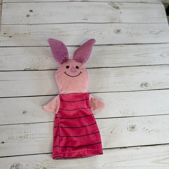 Tigger Eeyore Piglet Plush Hand Puppets Set Of 3 - Picture 5 of 8